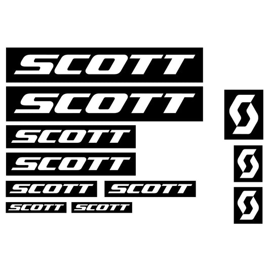 Scott Cycling Vinyl Decal Sticker Set Style 2