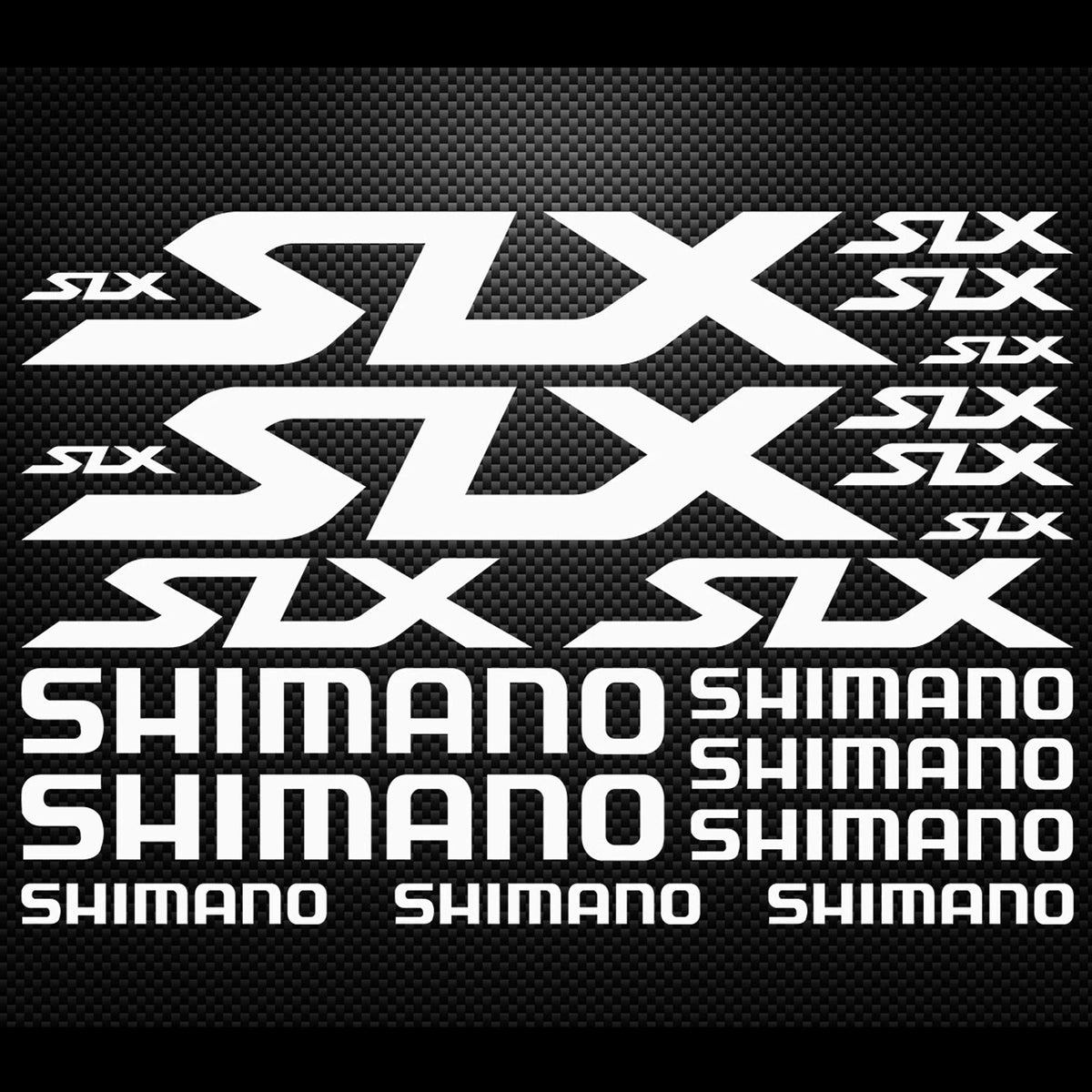 Shimano SLX Cycling Vinyl Decal Sticker Set