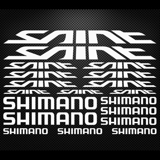 Shimano Saint Cycling Vinyl Decal Sticker Set