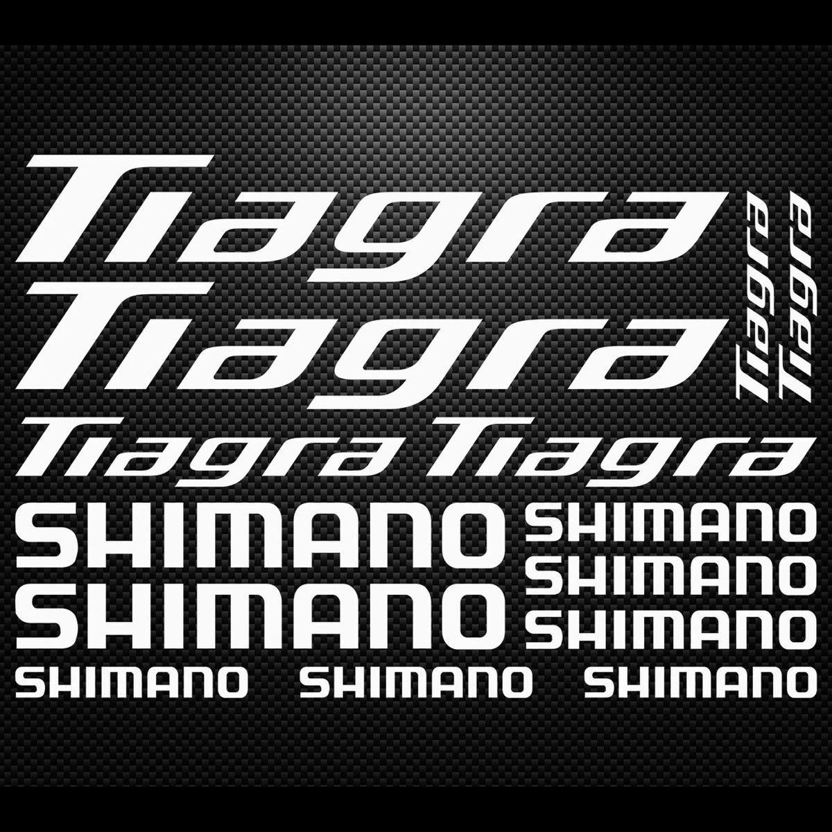 Shimano Tiagra Cycling Vinyl Decal Sticker Set