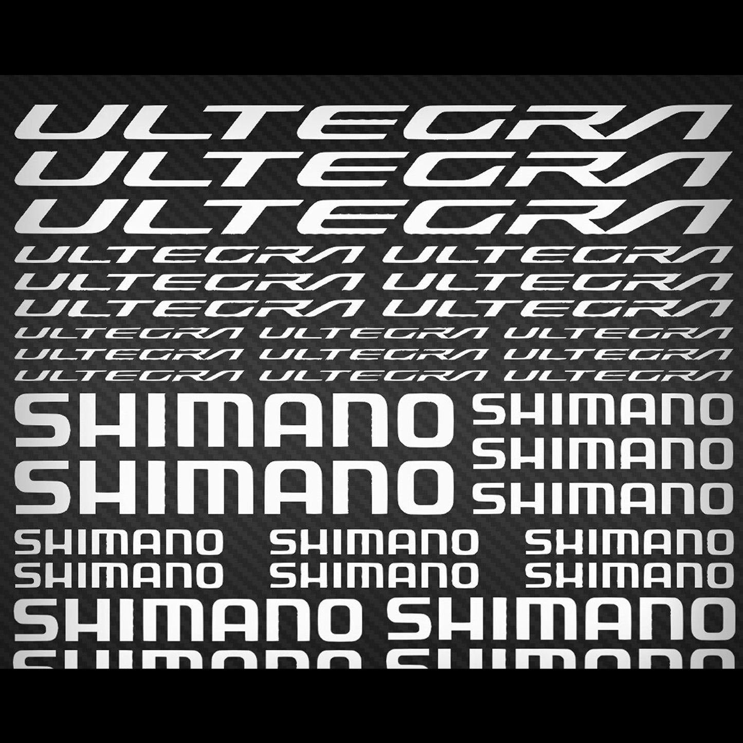 Shimano Ultegra Cycling Vinyl Decal Sticker Set