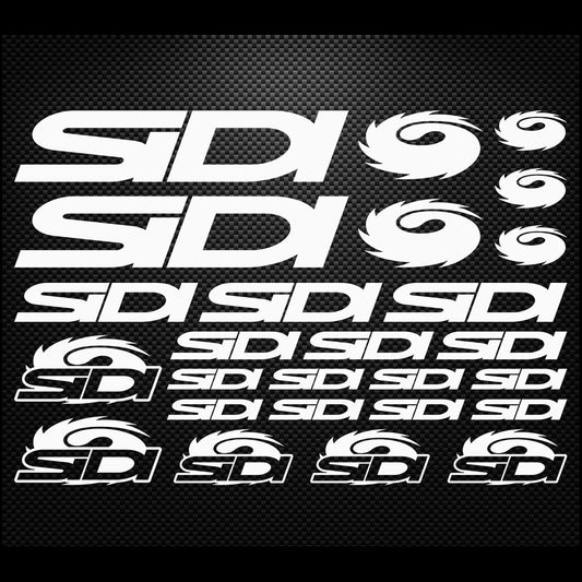 Sidi Cycling Vinyl Decal Sticker Set