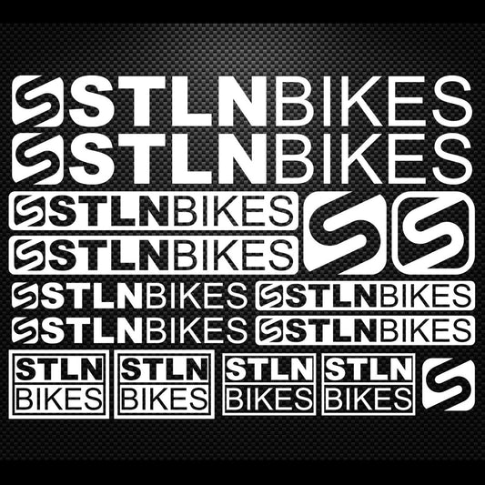 STLN Cycling Vinyl Decal Sticker Set