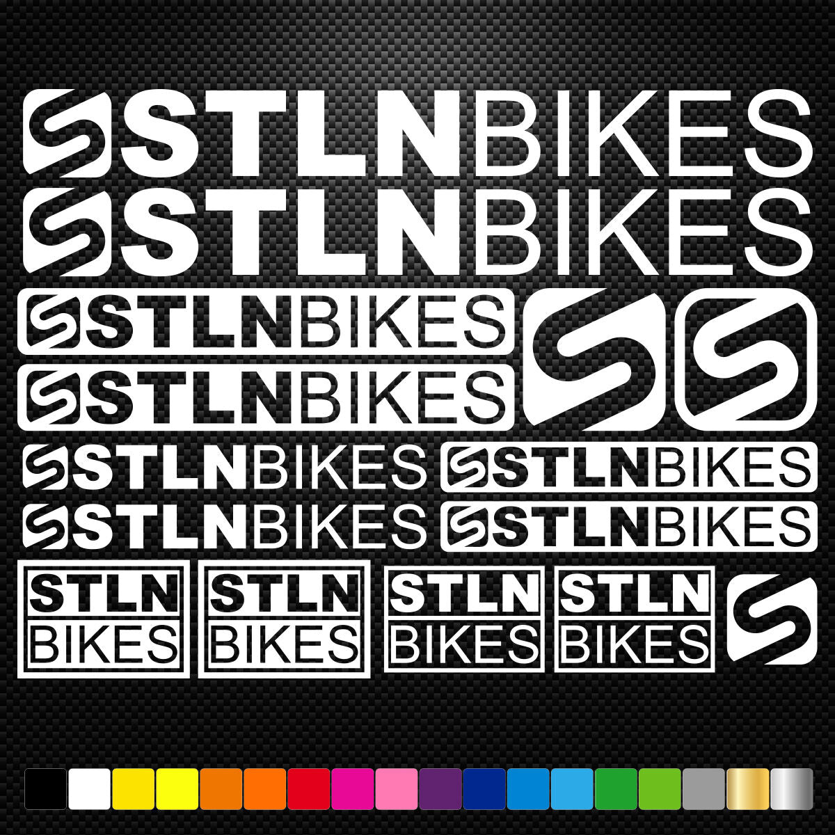 Stolen Bikes Vinyl Decals Stickers Sheet Frame Cycle Cycling Bicycle