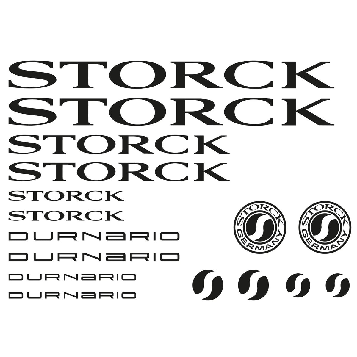 Storck Cycling Vinyl Decal Sticker Set