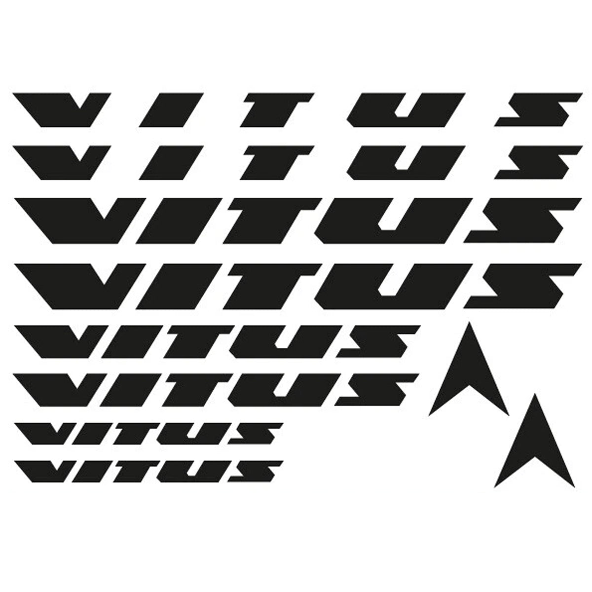 Vitus Cycling Vinyl Decal Sticker Set