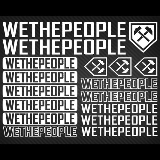 Wethepeople Cycling Vinyl Decal Sticker Set