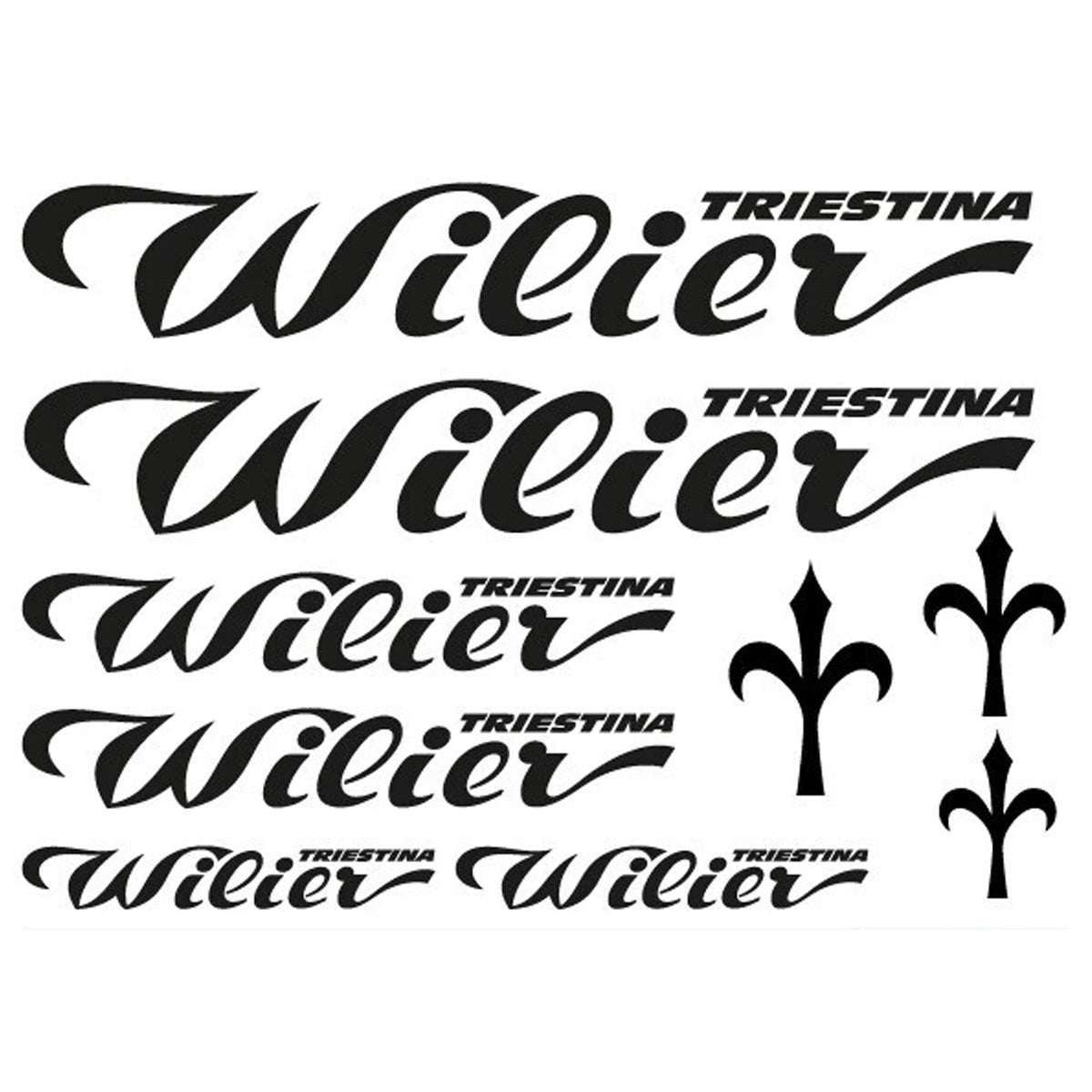 Wilier Cycling Vinyl Decal Sticker Set