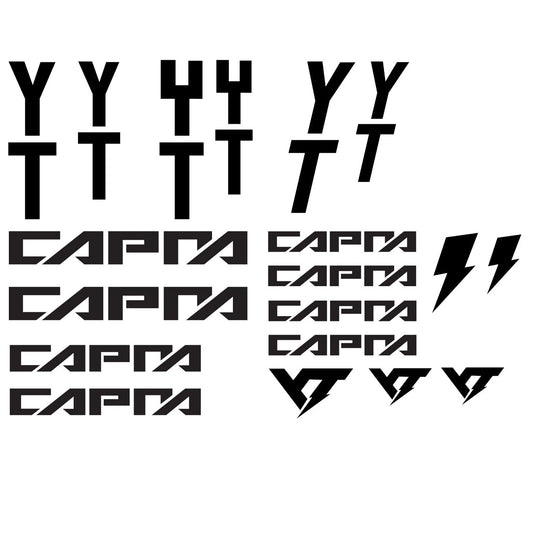 YT Jeffsy Cycling Vinyl Decal Sticker Set Style 3
