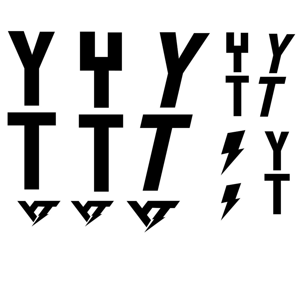 YT Jeffsy Cycling Vinyl Decal Sticker Set Style 2