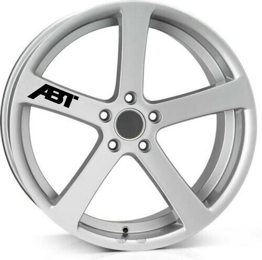 ABT ALLOY WHEEL Quality Vinyl Decal Sticker 100mm Long