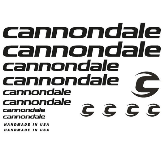 Cannondale Cycling Vinyl Decal Sticker Set Style 7