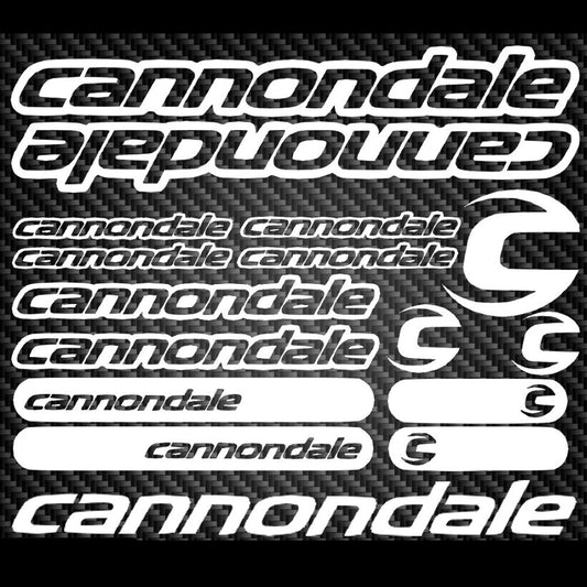 Cannondale Cycling Vinyl Decal Sticker Set Style 9