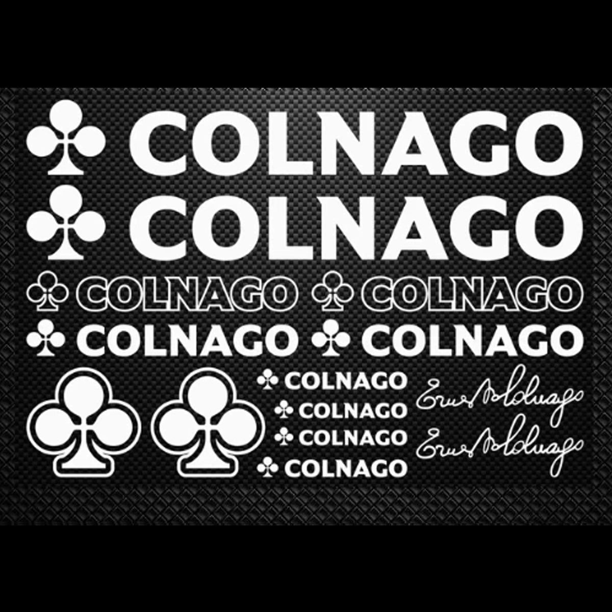 Colnago Cycling Vinyl Decal Sticker Set