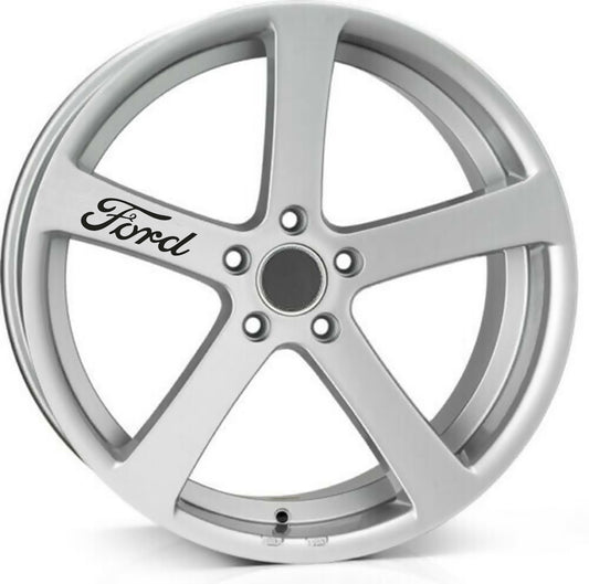 FORD ALLOY WHEEL Quality Vinyl Decal Sticker 100mm Long