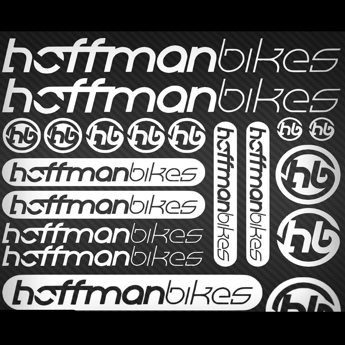 Hoffmanbikes Cycling Vinyl Decal Sticker Set