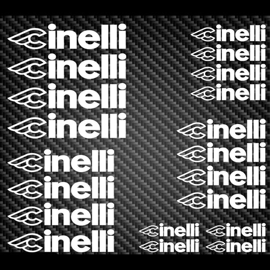 Cinelli Cycling Vinyl Decal Sticker Set