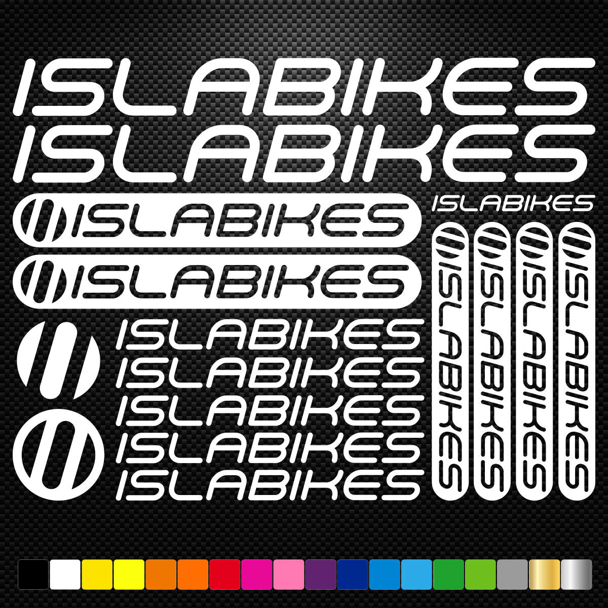 Islabikes Stickers Sheet Bike Frame Cycles Cycling Bicycle