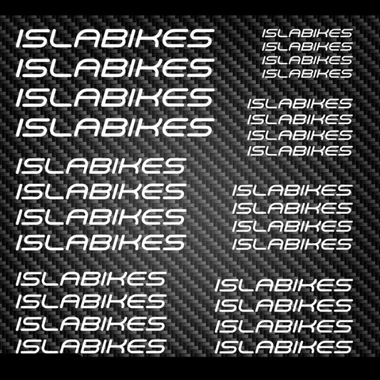 Islabikes Cycling Vinyl Decal Sticker Set Style 3