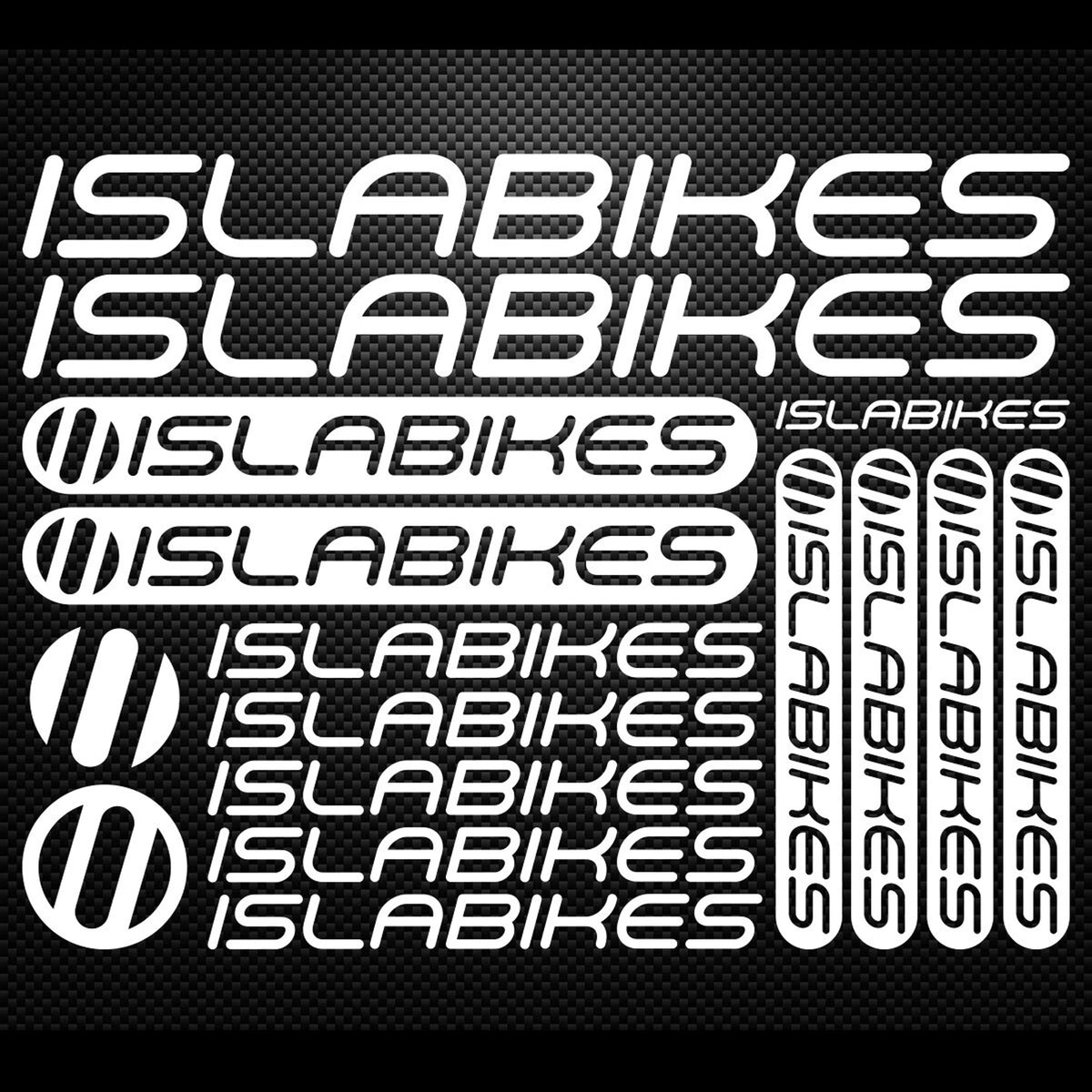 Islabikes Cycling Vinyl Decal Sticker Set