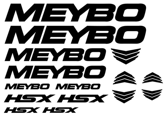 Meybo Cycling Vinyl Decal Sticker Set Style 2