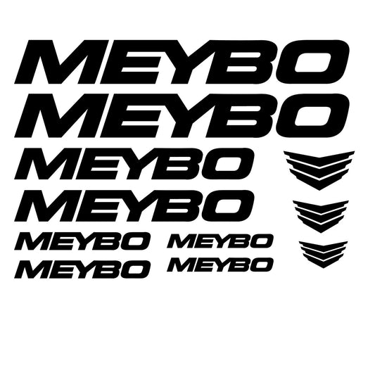 Meybo Cycling Vinyl Decal Sticker Set