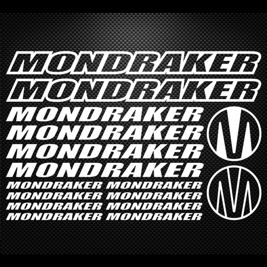 Mondraker Cycling Vinyl Decal Sticker Set Style 2