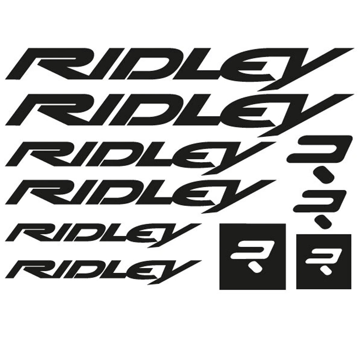 Ridley Cycling Vinyl Decal Sticker Set Style 2