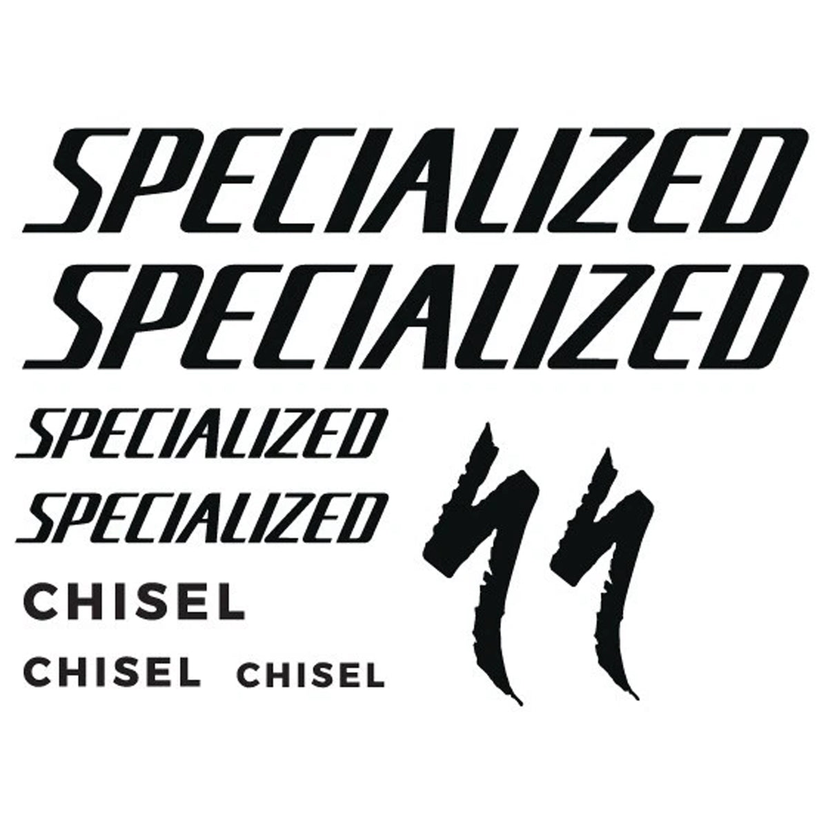 Specialized Chisel Vinyl Decal Sticker Set