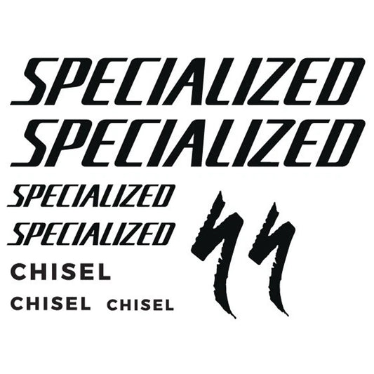 Specialized Chisel Vinyl Decal Sticker Set