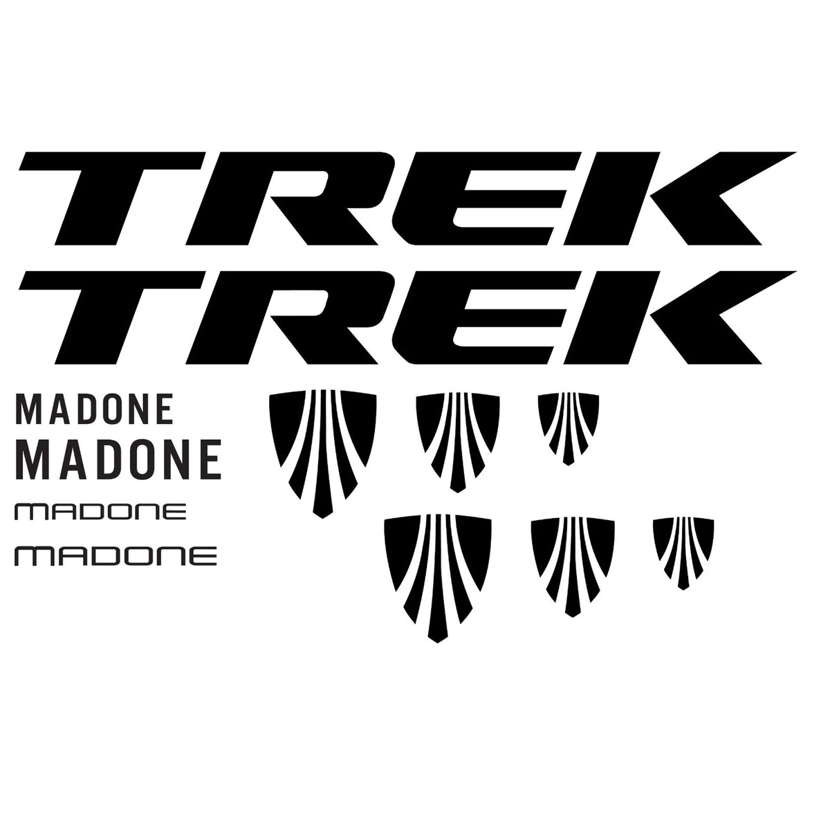Trek Madone Cycling Vinyl Decal Sticker Set Style 3