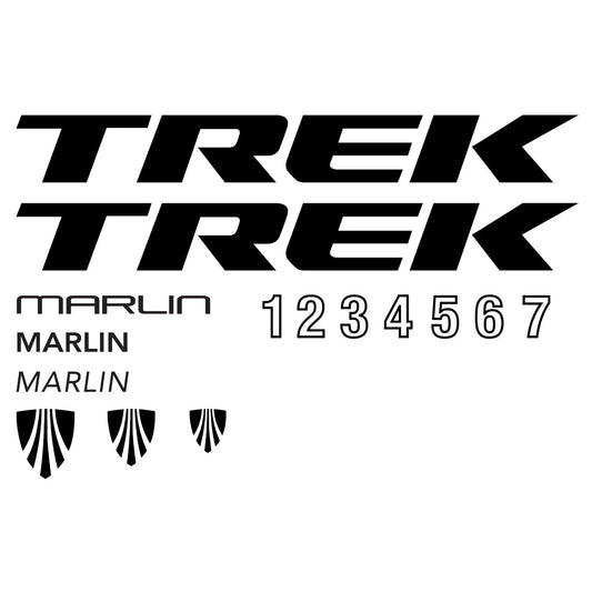 Trek Marlin Cycling Vinyl Decal Sticker Set