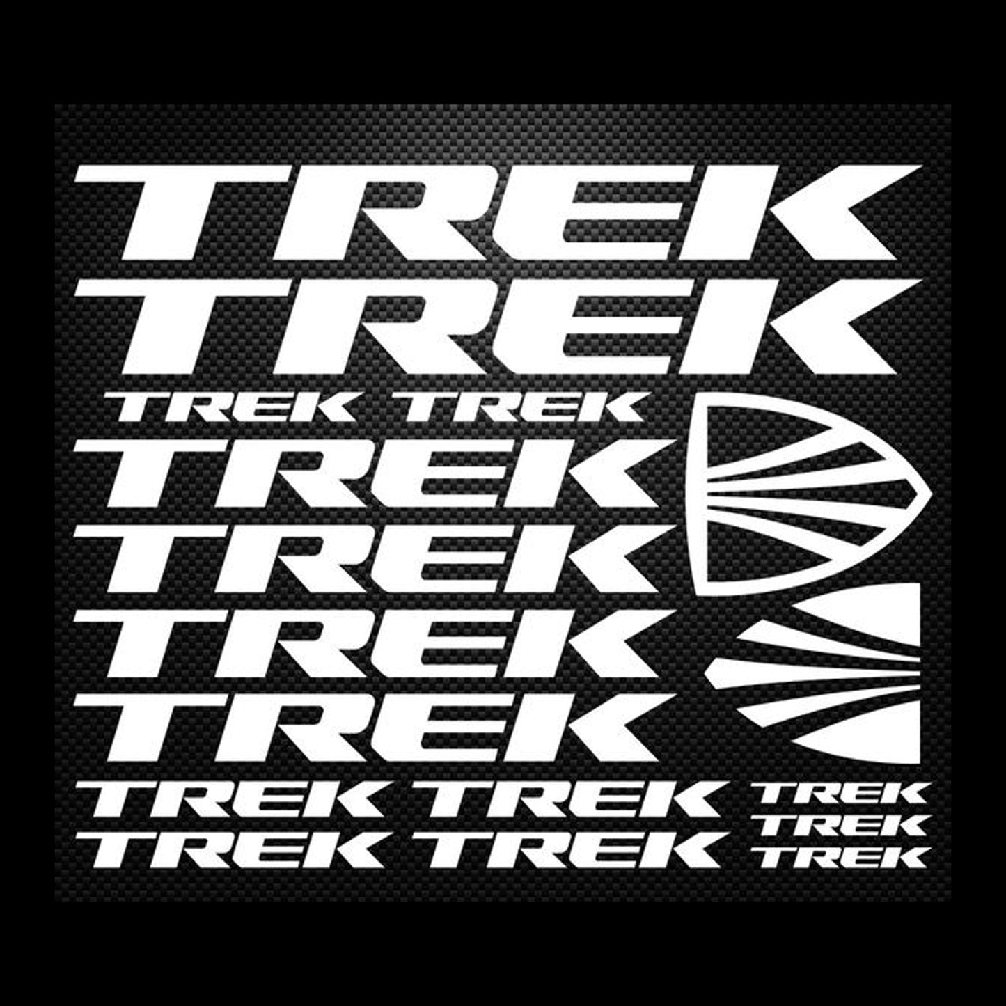 Trek Cycling Vinyl Decal Sticker Set